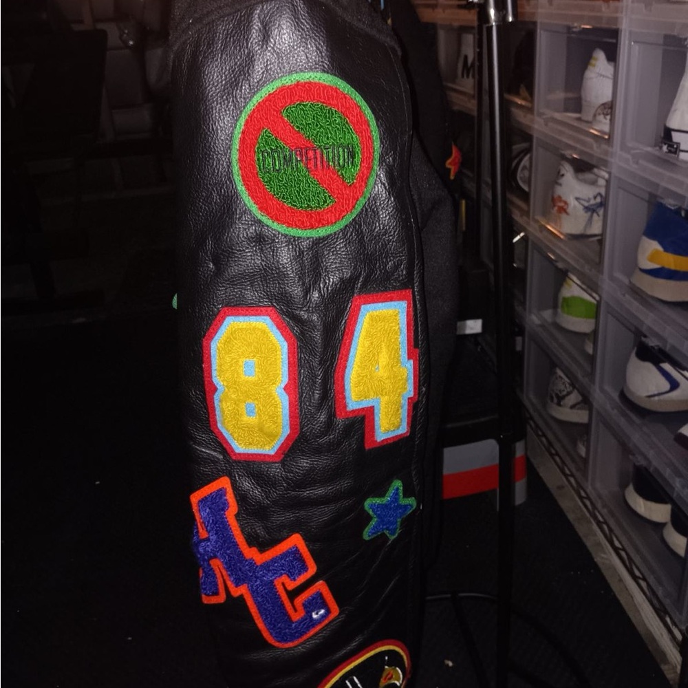 Nwot Wool/Leather Varsity Jacket - image 4